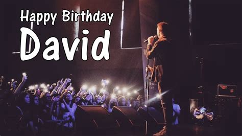 Happy Birthday David Youtube