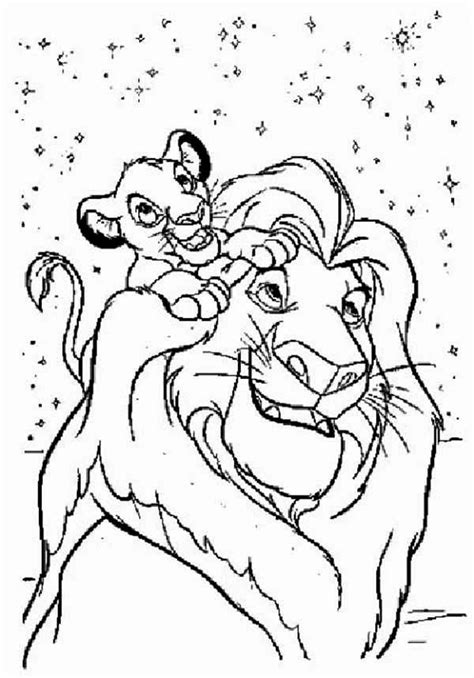 Simba, mufasa, timon and pumba, nala, scar and the hyenas. Pin on Disney coloring pages