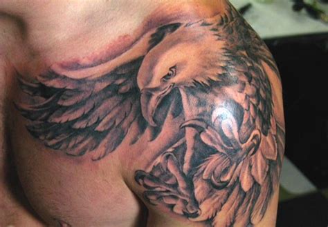 Details More Than 71 Eagle Tattoo Shoulder And Chest Best Vn