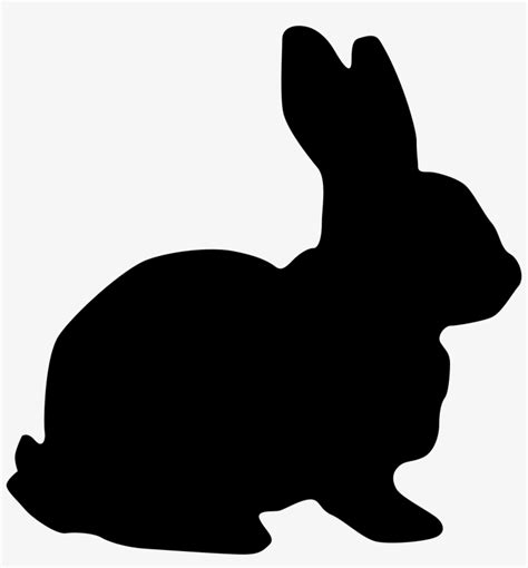 bunny silhouettes clipart best clipart best clipart b