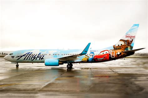 Alaska Airlines Debuts Disney Themed Airplane In Seattle