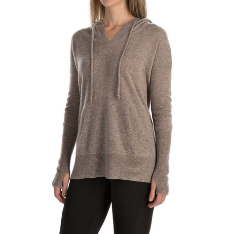 Max Studio Cashmere Hooded Sweater For Women Save 44