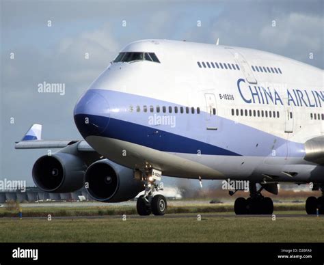 China Airlines Boeing 747 400 B 18206 Stock Photo Alamy