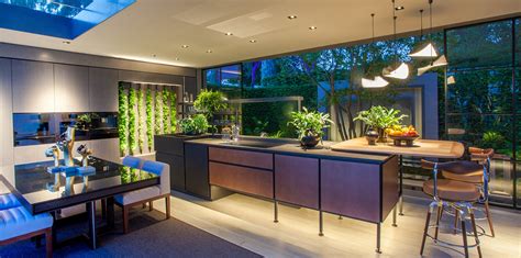 Summer kitchens have become increasingly popular throughout houston over the past few years. Indoor/Outdoor Kitchen | John Cullen Lighting ...