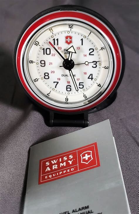 Swiss Army Travel Alarm Clock Army Military