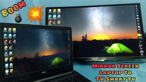 How To Mirror Screen From Laptop To Led Tv Youtube