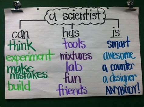 What Is A Scientist Anchor Chart Scientist Anchor Chart What Is A