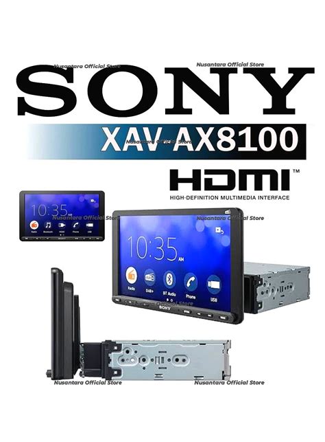 Sony Xav Ax8100 Model Baru Hdmi Mirrorlink Head Unit Double Din Ax8000