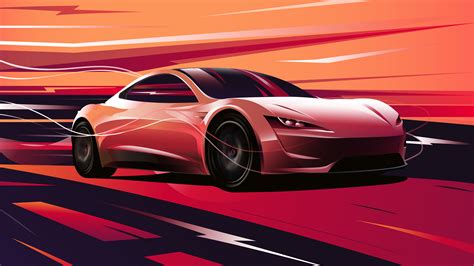Tesla Roadster Wallpaper