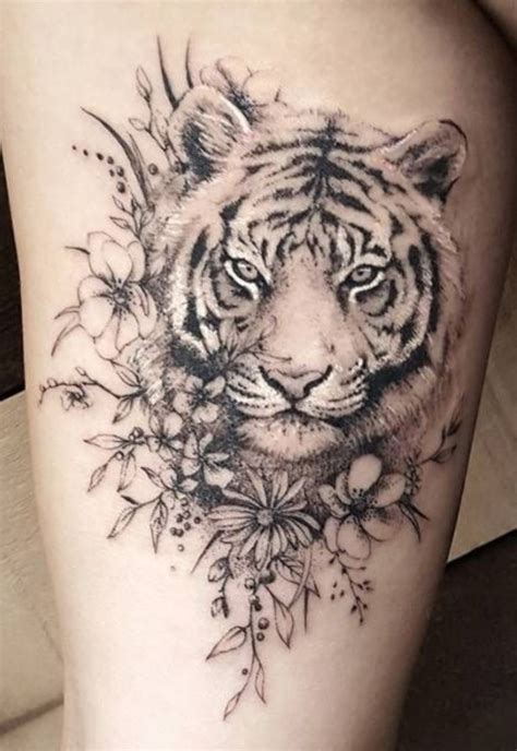 Tiger Tattoo Thigh Tiger Tattoo Design Thigh Tattoo Designs Tiger