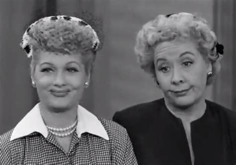 Lucy Ricardo Wife Of A Cuban Bandleader With Her Landlady Ethel Mertz I Love Lucy Love Lucy