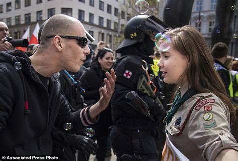 Photo Of Czech Teen Scout Confronting Neo Nazis Becomes Hit Daily