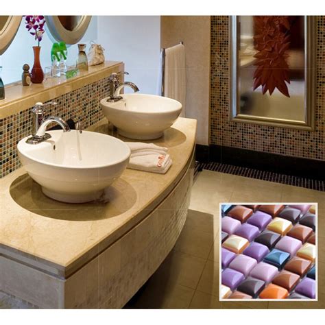 Porcelain Tile Mosaic Glazed Ceramic Bathroom Mirror Wall Decor Kitchen