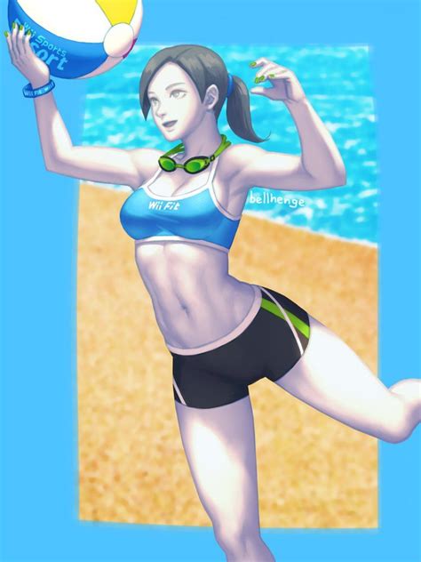 Summer Wii Fit Trainer By Bellhenge On Deviantart Nintendo Super Smash Bros Nintendo Fan Art