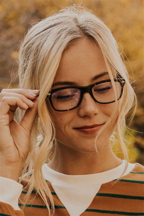 Juno Computer Glasses Blonde With Glasses Stylish Glasses For Women