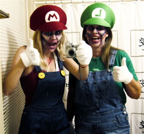 Mario And Luigi Zombies By Makeupandbullets On Deviantart
