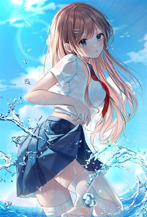 1920x1080px 1080p Free Download Summer Fate Long Hair Girl Sunny Anime Hd Phone