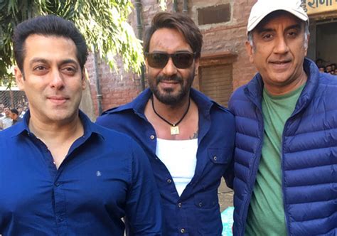 No Fight Only Friendship Salman Meets Ajay On The Sets Of ‘baadshaho
