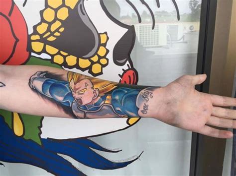 We did not find results for: Vegeta, of Dragon Ball Z, one of my many, many nerdy tattoos. (yes that is one sky, one destiny ...