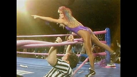 GLOW Wrestling Hollywood And Broadway Vs Thunderbolt And Lightning YouTube