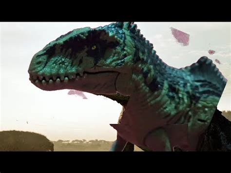 T Rex Vs Giganotosaurus Jurassic World Dominion Prologue Stop Motion