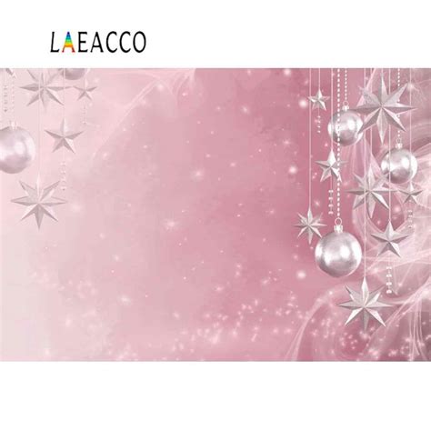 Laeacco Golden Christmas Backdrops Tree Glitter Polka Dots Dark Blue