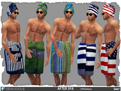 The Sims Resource After Spa Towel 10 Colors