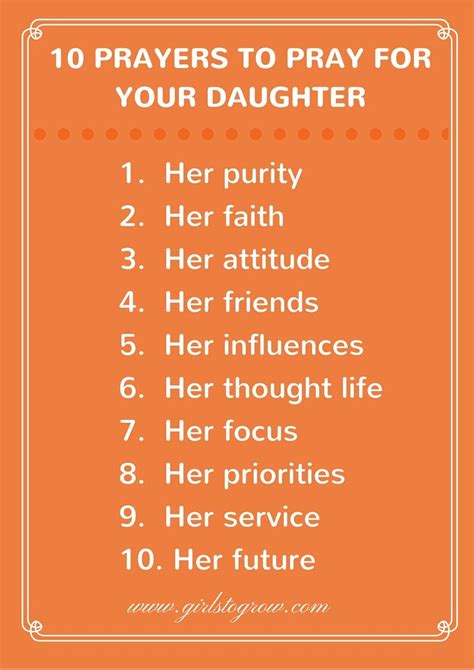 10 Prayers To Pray For Your Daughter Artofit