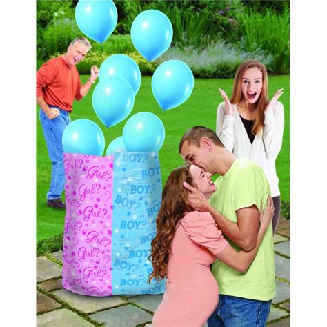 Gender Reveal Balloon Sack Pink Balloons Unique Party Supplies Nz