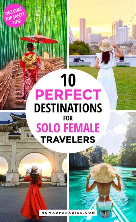 10 Amazing Destinations For Solo Female Travelers In 2020 Nomad Paradise
