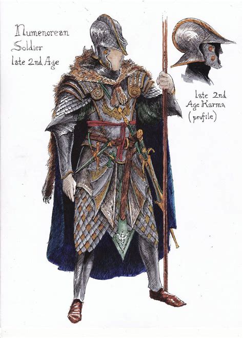 Numenorean Armor Color By Turnermohan On Deviantart Men Of Middle Earth In Tolkien