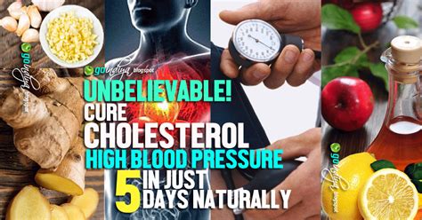 Unbelievable Trick Cure Cholesterol And High Blood Pressure In Just 5