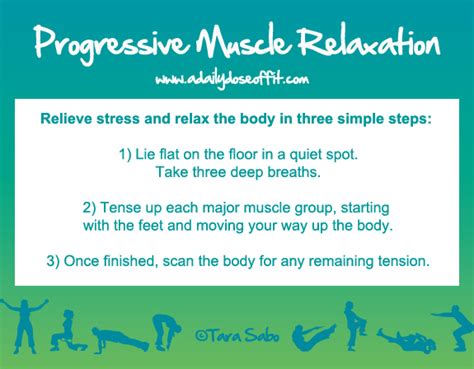 A Daily Dose Of Fit What Is Progressive Muscle Relaxation