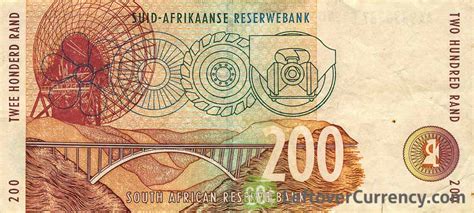 200 South African Rand Banknote Leopard Type 1994 Exchange Yours