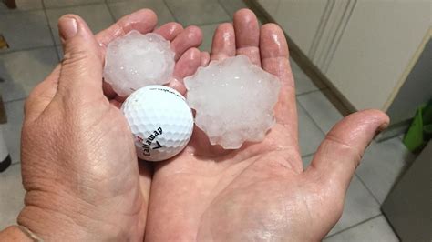 Golf Ball Sized Hail Pelt The Region As Storm Moves North News Mail