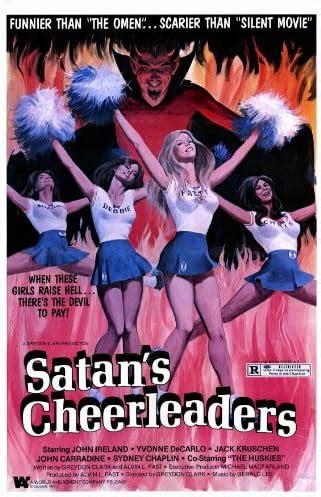 Amazon Com Satan S Cheerleaders Poster Movie 11x17 John Carradine John