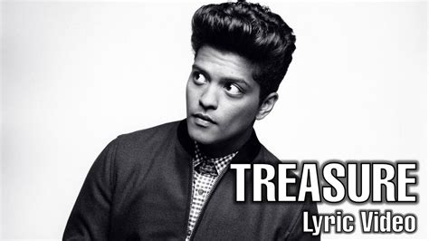Treasure Lyric Video Bruno Mars Youtube