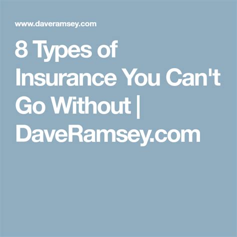 Can i get health insurance without a job. 8 Types of Insurance You Can't Go Without | Financial health, Insurance, Good credit