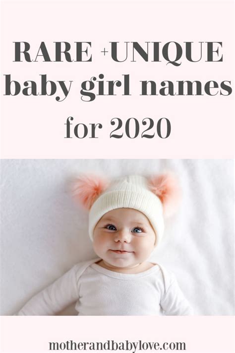 Rare And Unique Baby Girl Names For 2020 Baby Girl Names Unique Baby