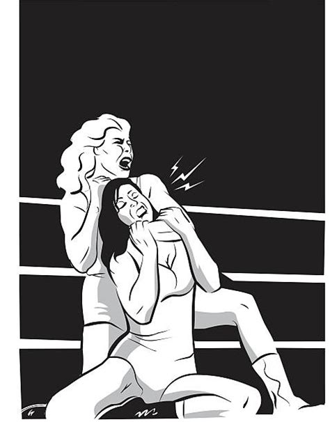 Best Women Wrestling Illustrations Royalty Free Vector