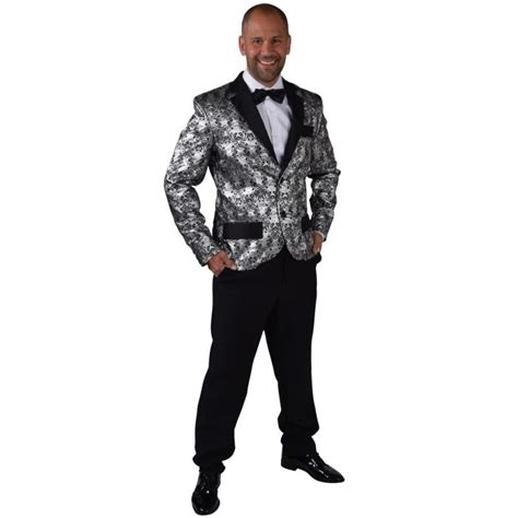 Maybe you would like to learn more about one of these? Déguisement veste brocart argent homme luxe