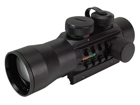 Truglo Xtreme Red Dot Sight 42mm 2x Red Green 4 Pattern Reticle 10