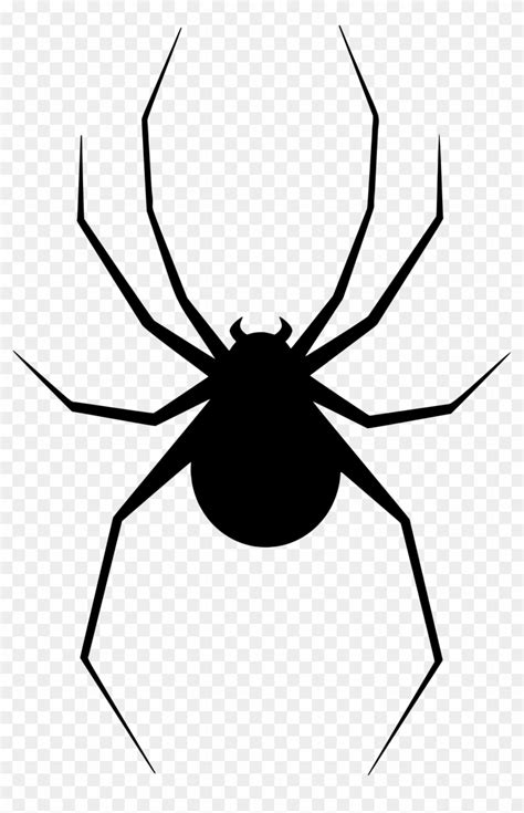 Black Widow Spider Silhouette Hd Png Download 1508x226848698