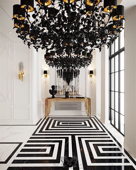 A Fabulous Entryway By The Unique Ramzy Alaa Interiors Covet Lighting