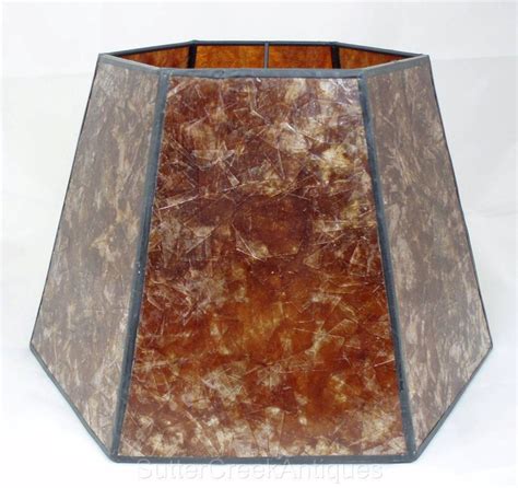 Mission Arts And Crafts Mica Bridge Floor Lamp Shade Amber Tailor Made