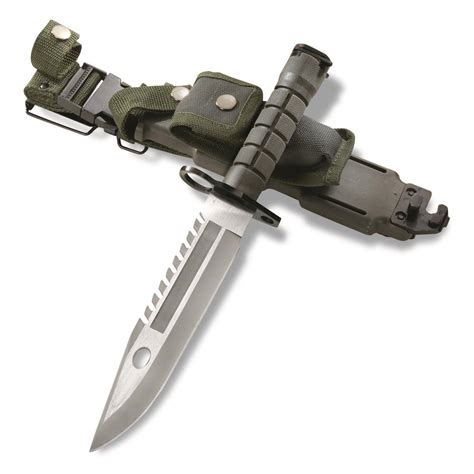 Military Style M9 1275 Bayonet Knife With Sheath 724304 Military