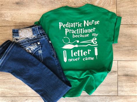 Harry Potter Inspired Pediatric Nurse Practitioner Shirt Etsy