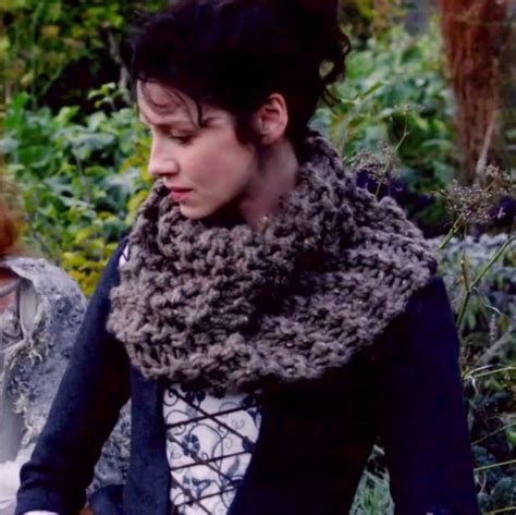 Outlander Scarf Claires Cowl Knitted Circle By Oliveandarrowknits