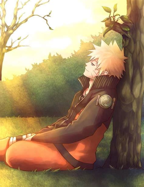 Naruto Uzumaki Relaxing In Spring 😬 Naruto Fan Art Anime Naruto