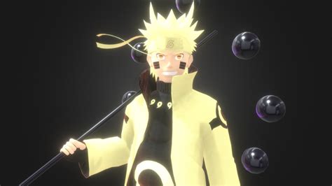 Naruto Six Paths Sage Mode Buy Royalty Free 3d Model By Tonygrinayde